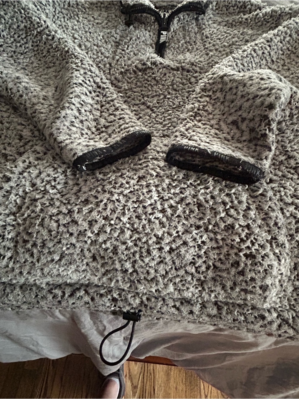 Victoria Secrets Sherpa Half-Zip Sweater